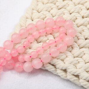 8mm Rose Quartz Round Beads DIY Jewelry Making